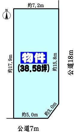 春日井市西高山町３丁目の土地