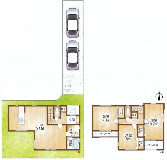春日井市高山町４丁目の中古一戸建