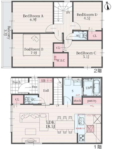 小牧市中央３丁目の新築一戸建