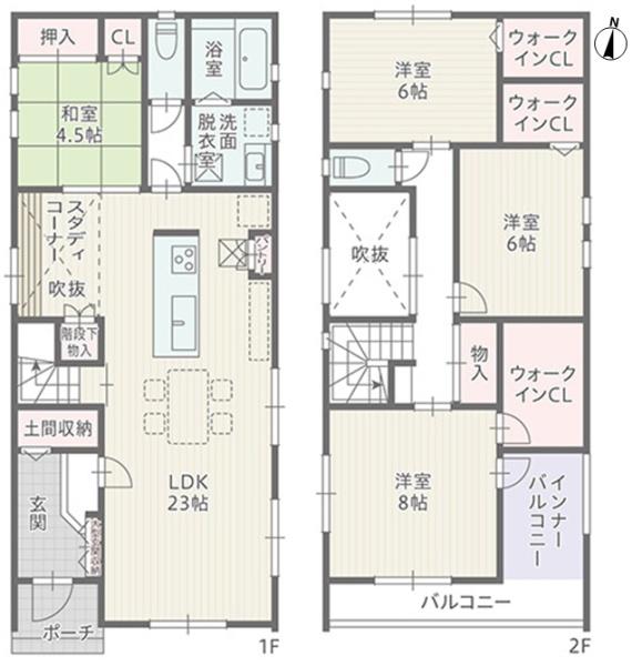 春日井市高山町４丁目の新築一戸建