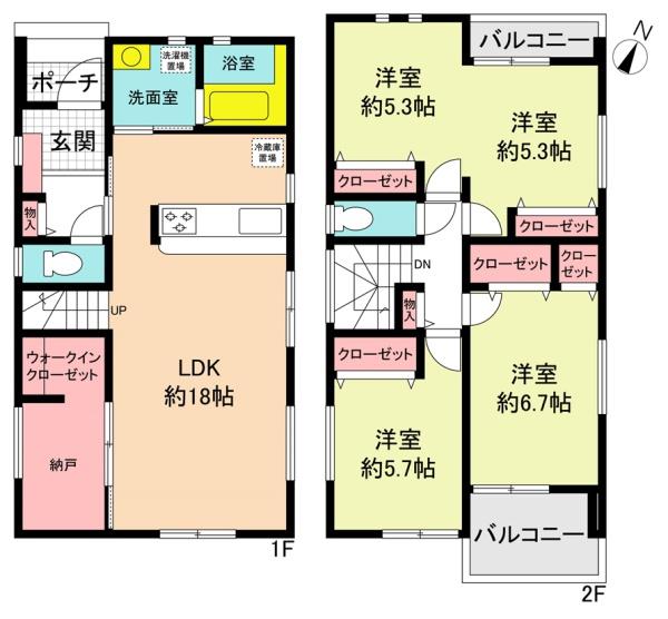 春日井市下市場町６丁目の新築一戸建