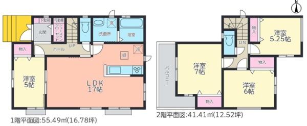 北名古屋市沖村天花寺の新築一戸建