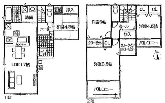 春日井市上田楽町の新築一戸建