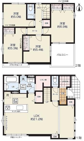 北名古屋市六ツ師大替口の新築一戸建