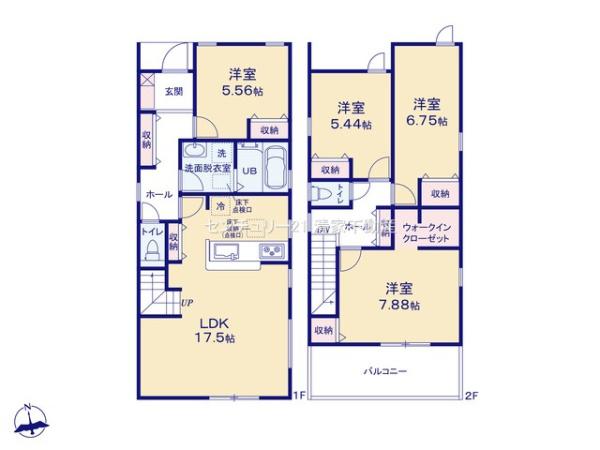 北名古屋市鍜治ケ一色西一丁目の新築一戸建