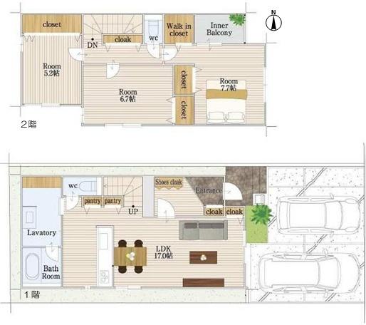 北名古屋市井瀬木高畑の中古一戸建
