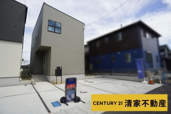 北名古屋市熊之庄小烏の新築一戸建(前面道路含む現地写真)