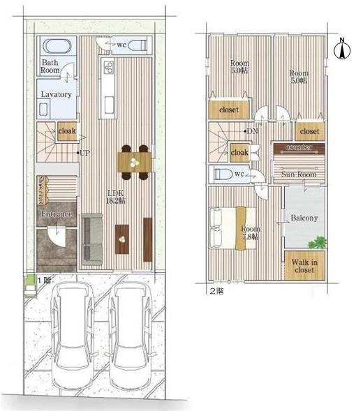 北名古屋市鹿田西赤土の新築一戸建