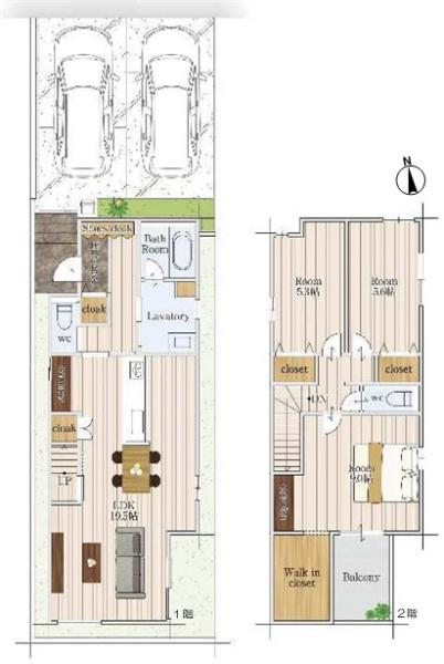 北名古屋市鍜治ケ一色東一丁目の新築一戸建