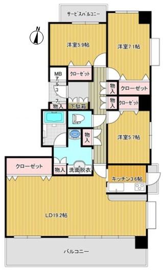 プリンスハイツ勝川駅前通