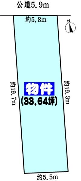 春日井市東野町西３丁目の売土地