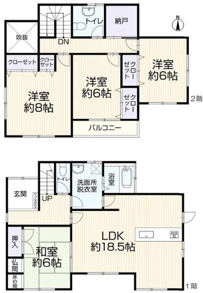 春日井市熊野町の中古一戸建