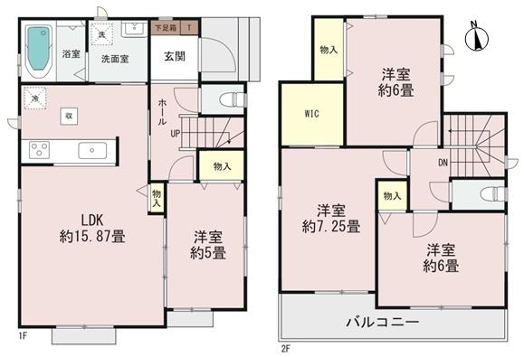 北名古屋市薬師寺山浦の新築一戸建