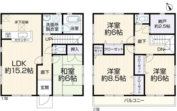 北名古屋市薬師寺屋敷の中古一戸建
