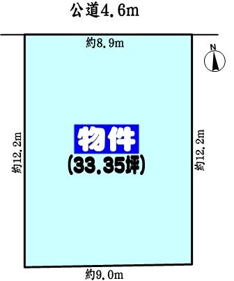 北名古屋市能田蓮池の売土地