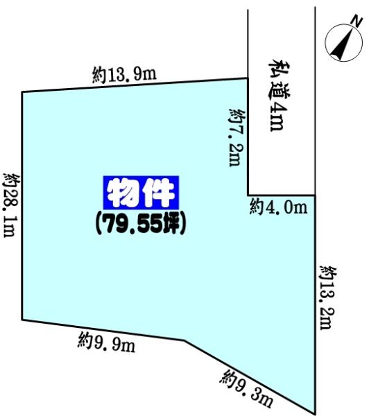 名古屋市守山区大字上志段味字東谷の売土地