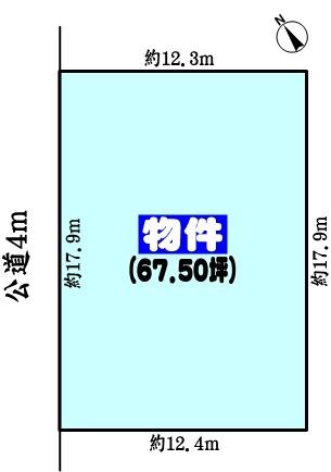 春日井市高森台3丁目の土地(間取り)