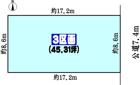 北名古屋市高田寺東の川の売土地