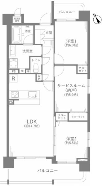 シャトー勝川２