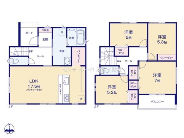 北名古屋市六ツ師松葉の新築一戸建
