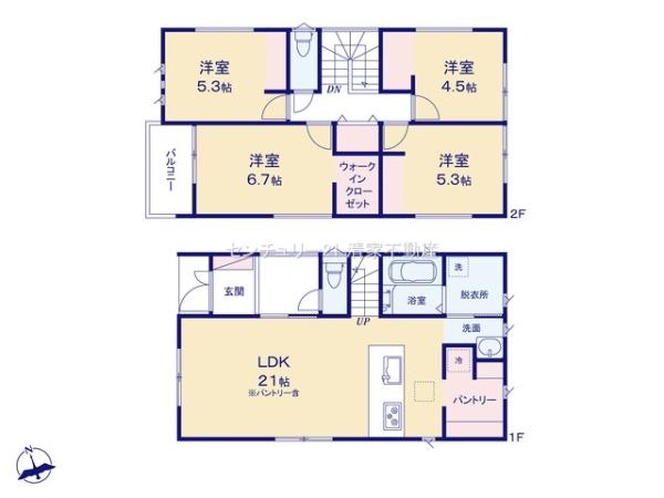 北名古屋市鍜治ケ一色村内西の新築一戸建