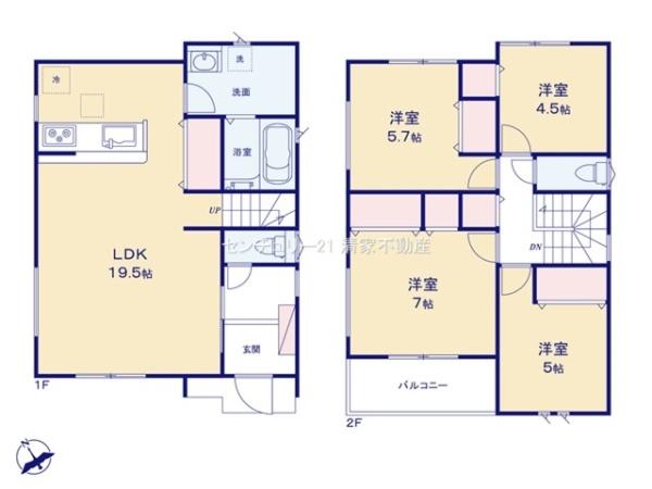 小牧市藤島１丁目の新築一戸建