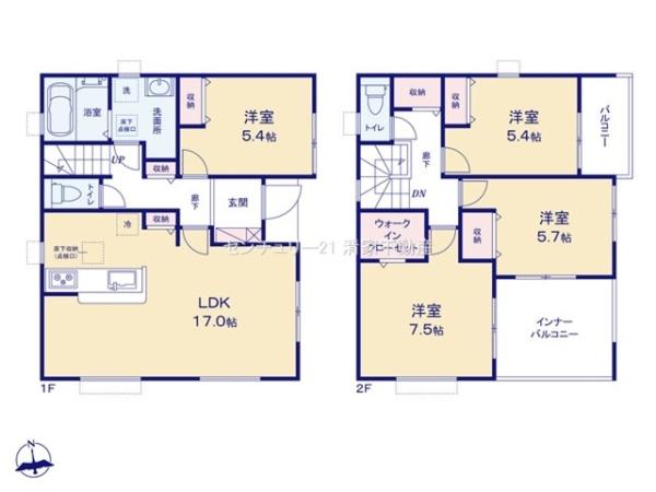 小牧市小木２丁目の新築一戸建
