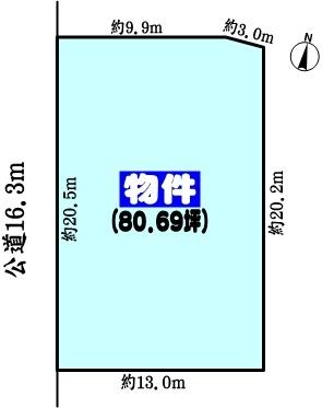 小牧市大字北外山の売土地