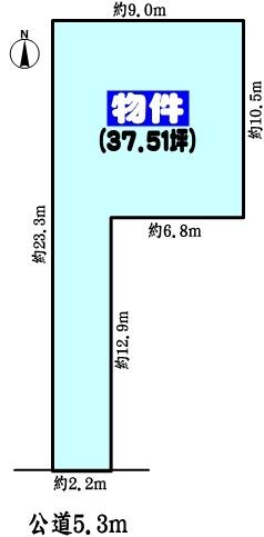 名古屋市北区上飯田西町２丁目の売土地