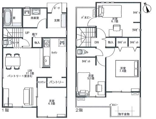 小牧市東2丁目の新築一戸建