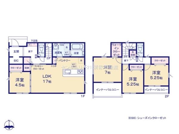 春日井市上田楽町の新築一戸建