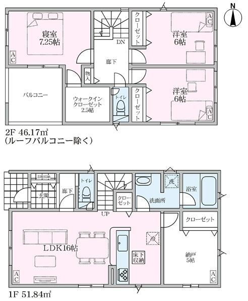 北名古屋市六ツ師女夫越の新築一戸建