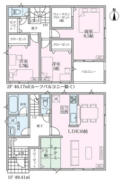北名古屋市六ツ師女夫越の新築一戸建