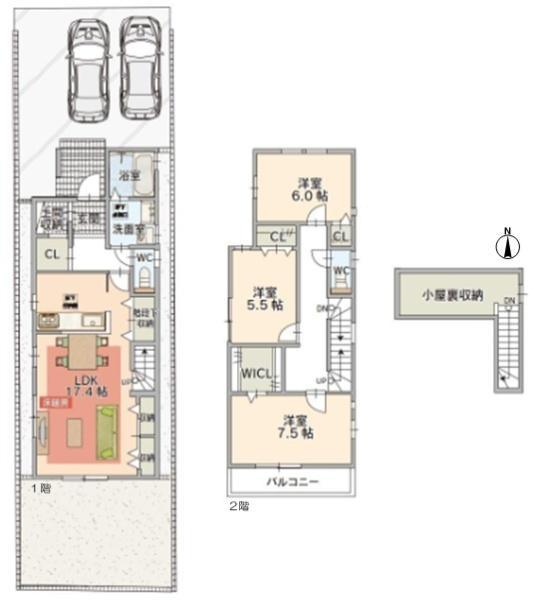 春日井市下条町３丁目の中古一戸建て