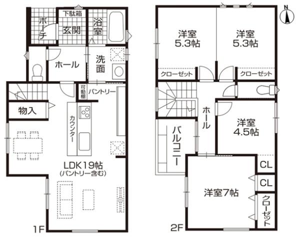 春日井市知多町１丁目の新築一戸建