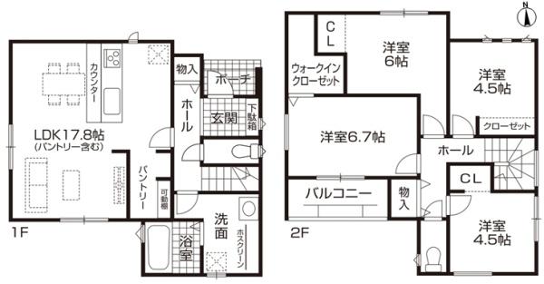 春日井市知多町１丁目の新築一戸建