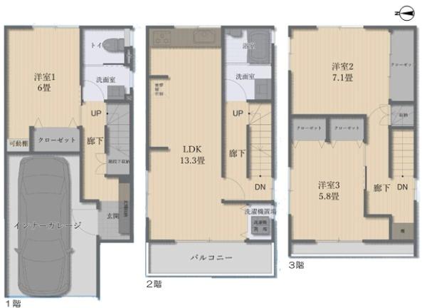 春日井市月見町の中古一戸建
