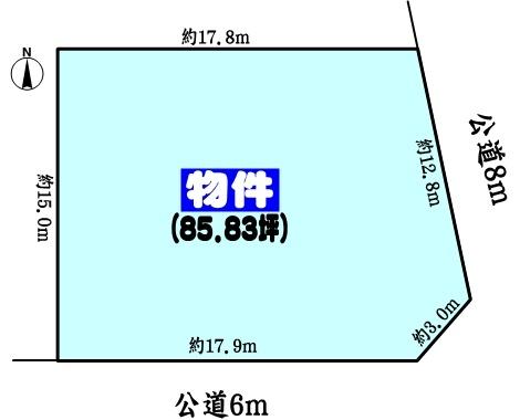 小牧市大字本庄の売土地
