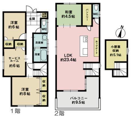 名古屋市守山区元郷２丁目の中古一戸建