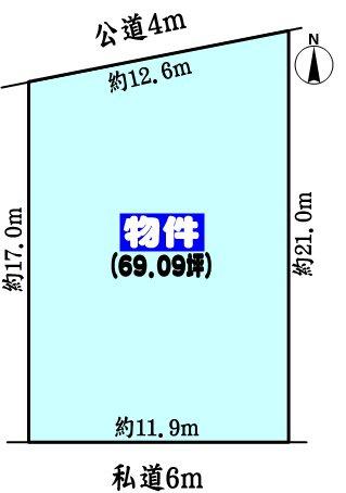 名古屋市守山区大字中志段味字南原の売土地