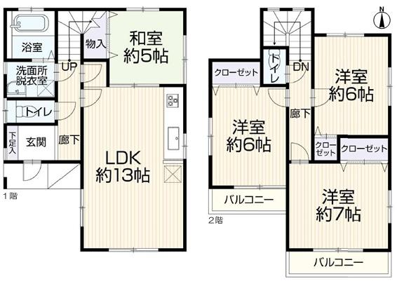 名古屋市守山区桔梗平３丁目の中古一戸建
