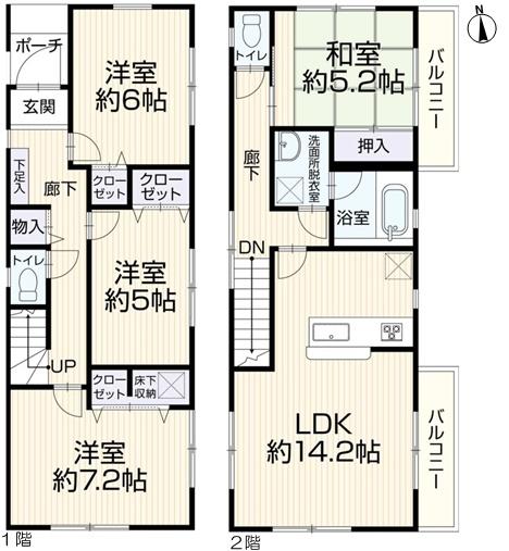 名古屋市守山区川宮町の中古一戸建