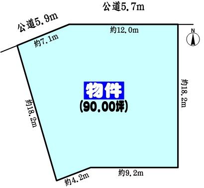 名古屋市守山区大字中志段味字長根の売土地