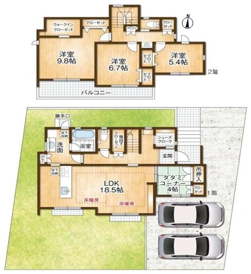 名古屋市守山区大字吉根字太鼓ケ根の中古一戸建