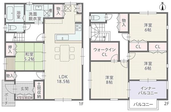 尾張旭市新居町下切戸の新築一戸建