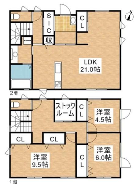 尾張旭市庄南町３丁目の中古一戸建
