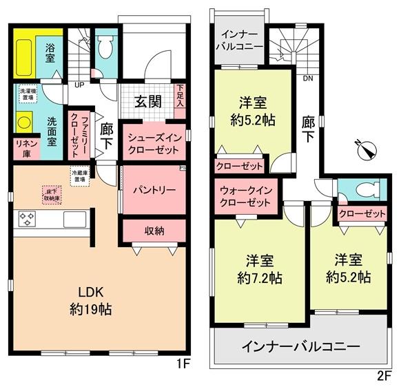 名古屋市守山区下志段味５丁目の新築一戸建