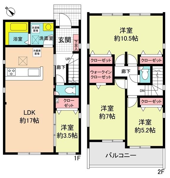 名古屋市守山区下志段味５丁目の新築一戸建