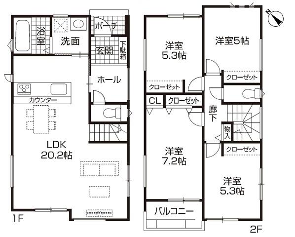 尾張旭市根の鼻町２丁目の新築一戸建