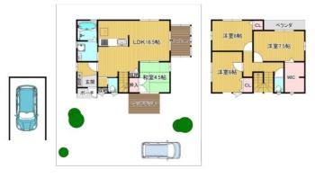 西宮市名塩平成台の中古一戸建